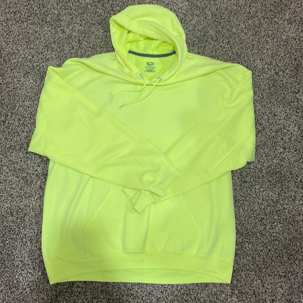 Neon yellow hoodie